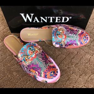 Jacquard Floral Slip-on Mule Loafer NWT Size8